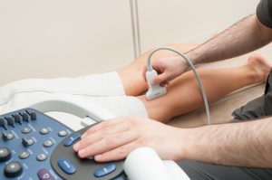 Ultraschall bei Thromboseuntersuchung